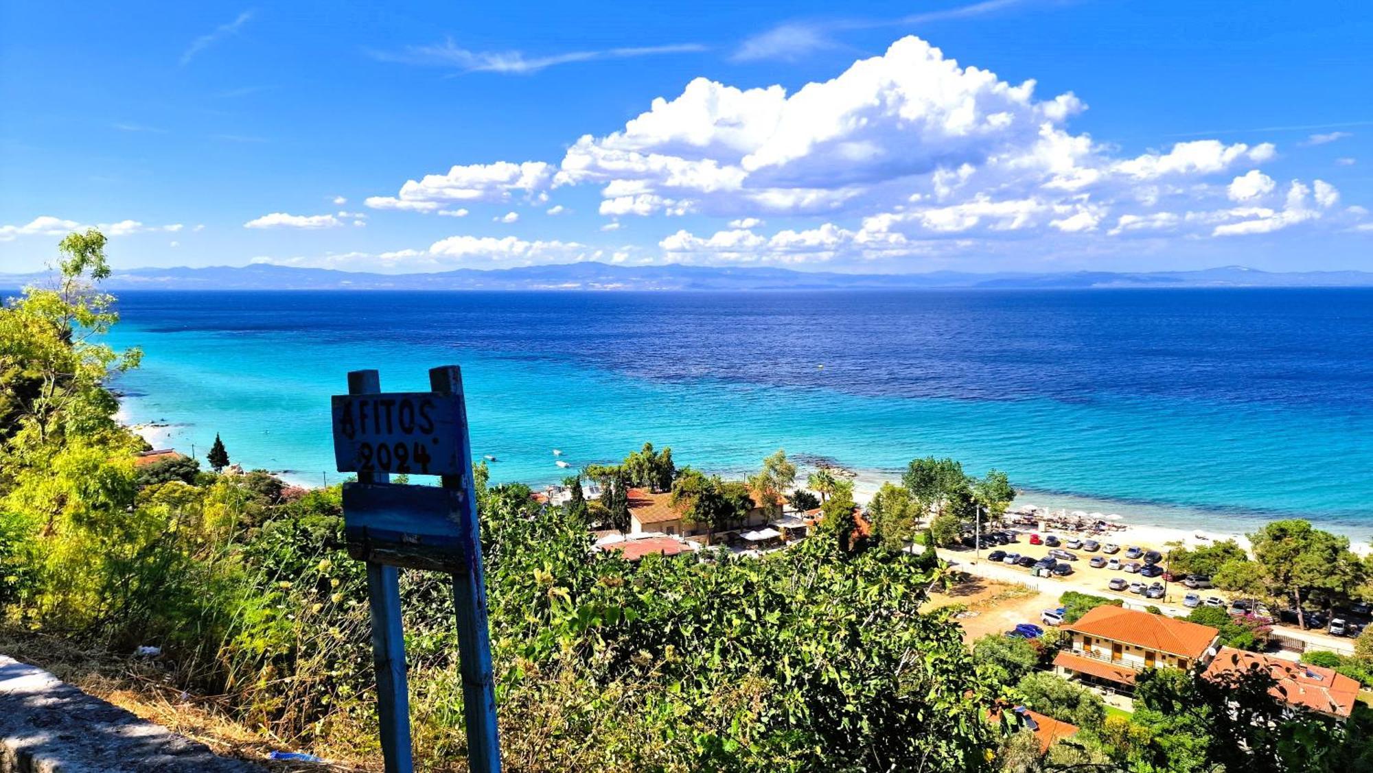 My Afytos Balcony Apartment Bagian luar foto